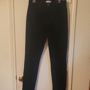 Loft black velvet jeans